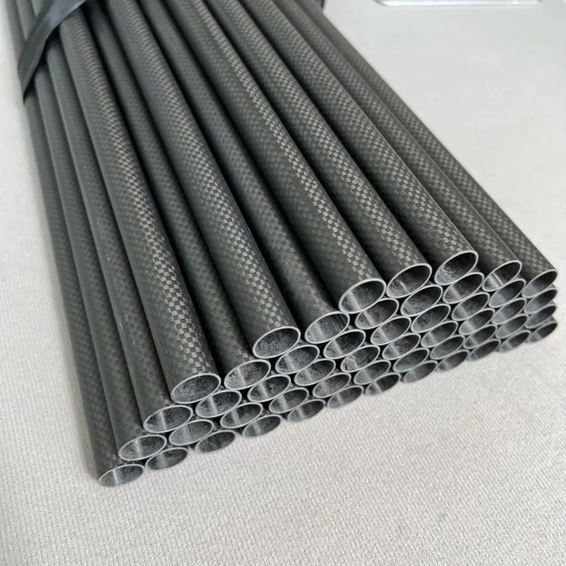 Premium Carbon Fiber Round Tube - 25mm Diameter, 4.5m Length