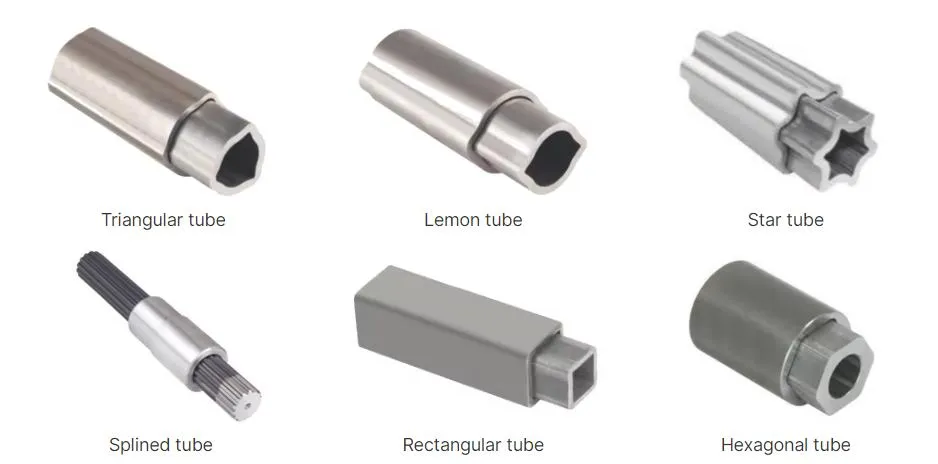 China Factory S355 Q335 St52 20# Special-Shaped Steel Tube Flower Shaped Seamless Steel Pipe for Pto Drive Shaft