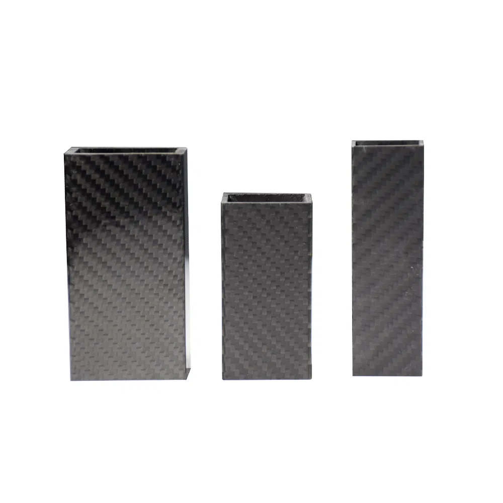 OEM Carbon Fiber Square Rod, High Strength Square Solid Carbon Fiber Tube