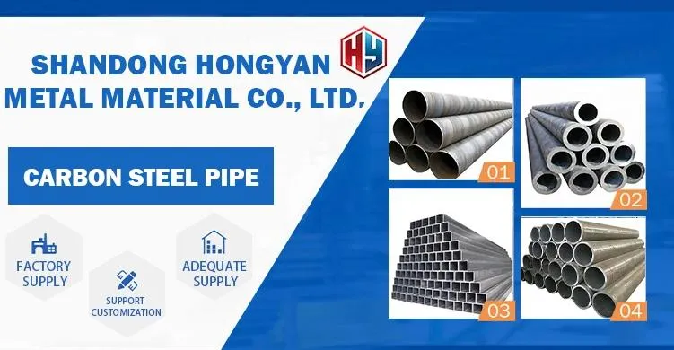 Q195 Q235 Q355 Scrap Carbon Steel Pipe Black Carbon Fiber Square Pipes ERW Steel Hollow Section Tube