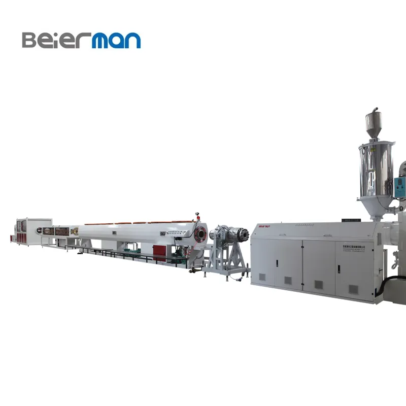 720/1200mm Plastic Extruder HDPE Tube Hose Extruding Machine Set PP PE Pipe Production Line