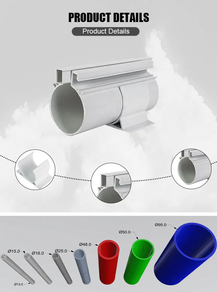 Insulation Electrical Plastic Tube Water Irrigation Custom Moulding OEM Thick Walled Plastic PVC HDPE ABS UHMWPE Pipe