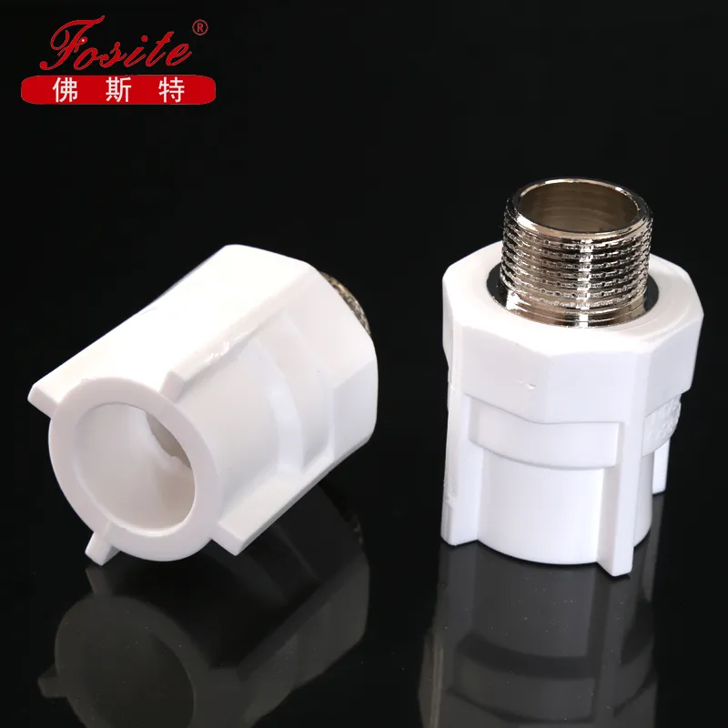 Green Color PPR Fittings Male Elbow Pipe Coupling Plastic Pipe Fittings