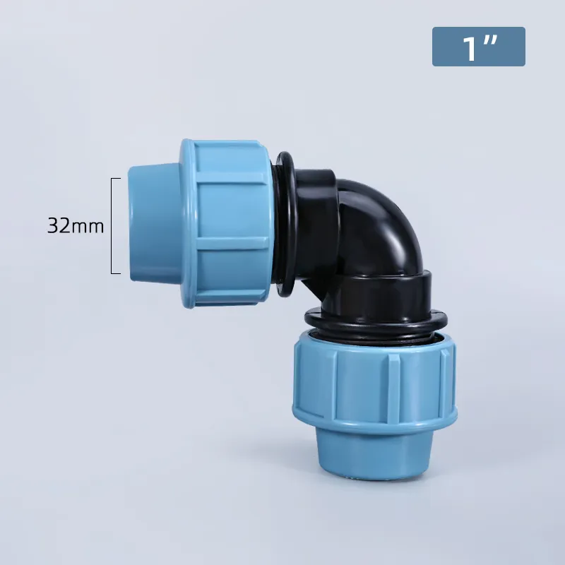 Heavy-Duty 1" PE Pipe Lock Fittings for Farm and Industrial Applications