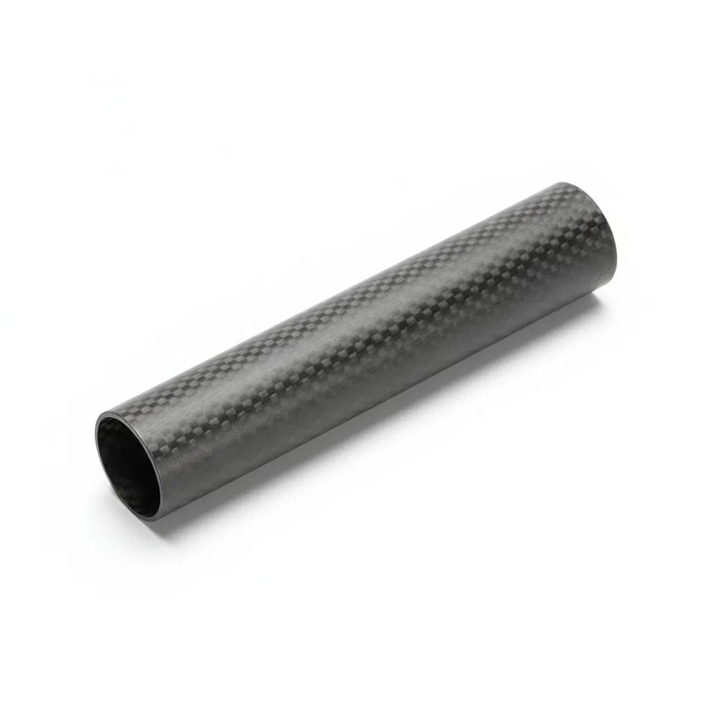 Twill Matte T300 Round Carbon Fiber Tube 10mm for Marine Use