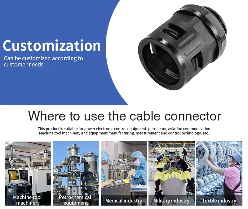 UL Approved Nylon Quick Connector for Flexible Pipe
