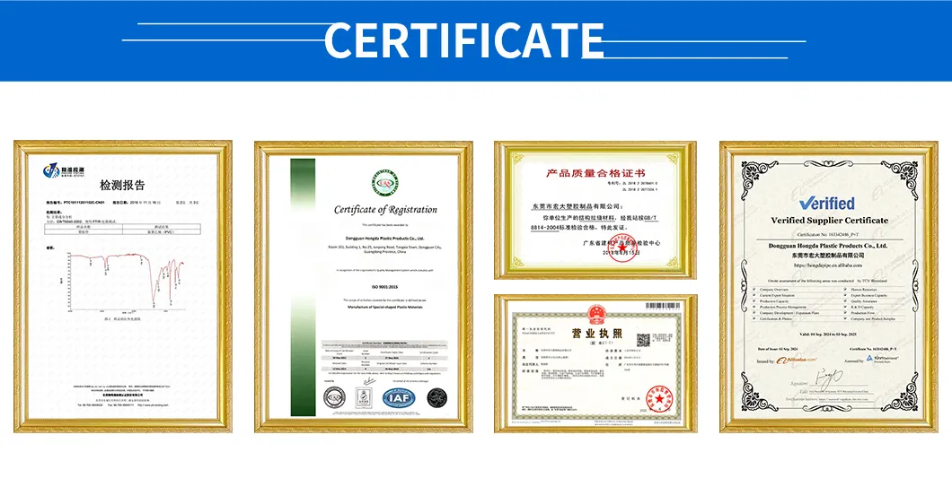 ABS /PVC /PE /PP /PC Extrsuion Plastic Pipe with Various Color for Toy Fitting