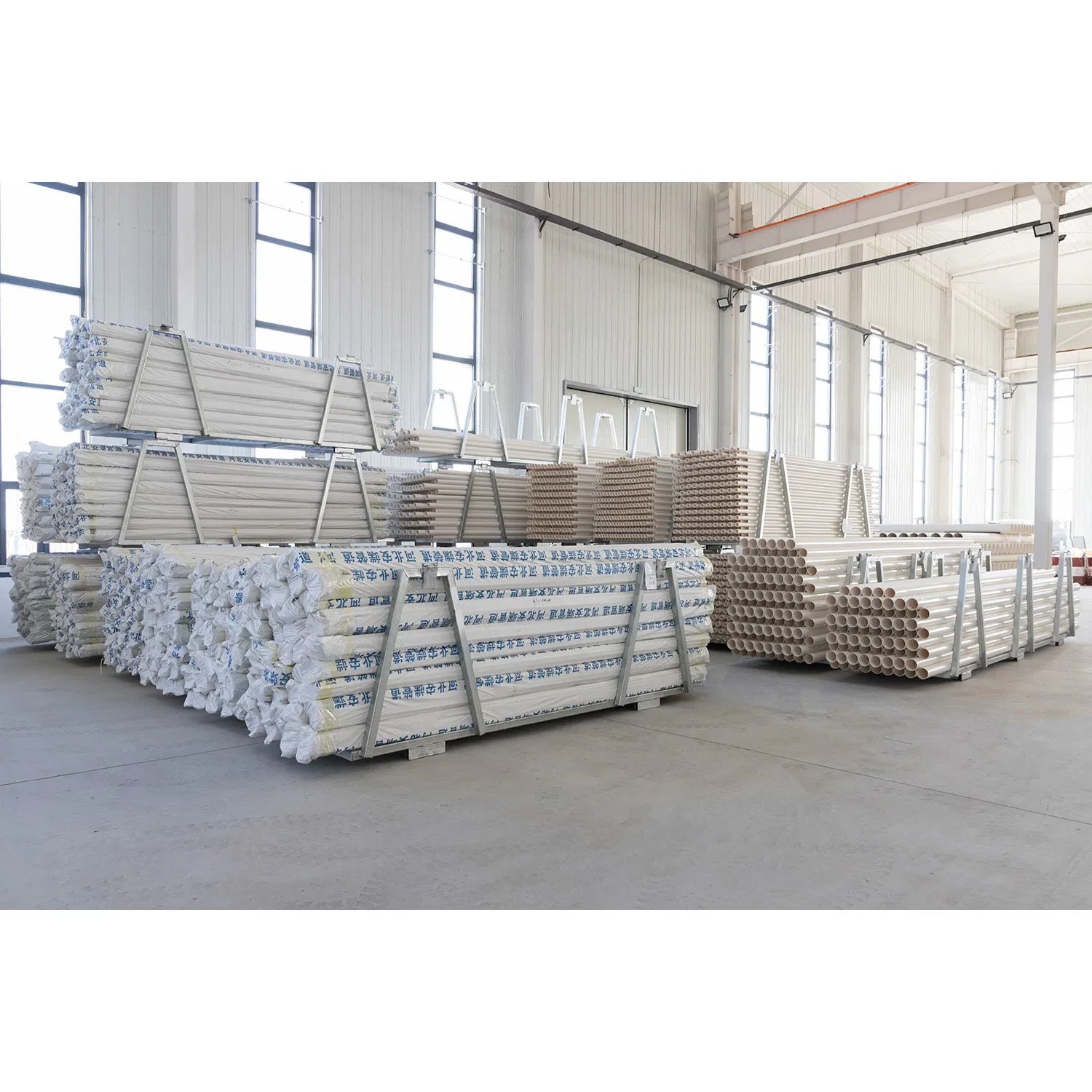 Plastic Water Pipe 6 Inch PVC Pipes Pn10 White Pipe for Irrigation