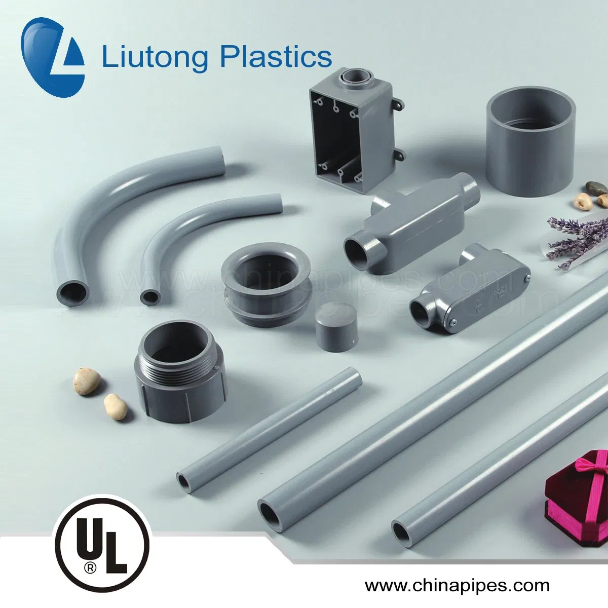 UL651 Standard Plastic PVC/UPVC Electrical/Electric Conduit 90-Degree Bend and Pipe Fittings