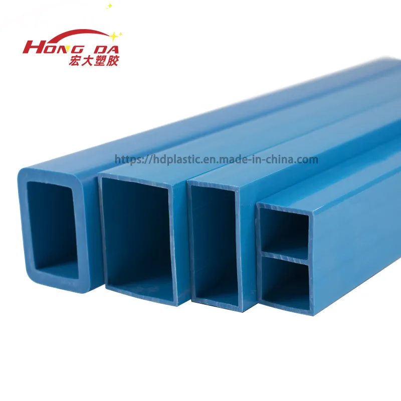 Flame-Retardant ABS Plastic Square Pipe for Customized Production