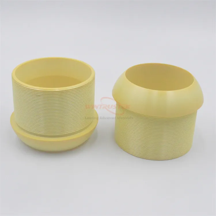 Long-Lasting Yellow MGO Stabilized Zirconia Ceramic Pipe
