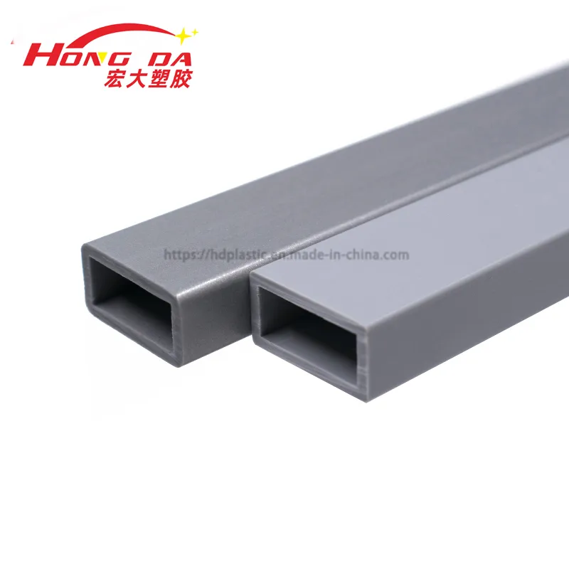 Premium Custom PVC Plastic Square Pipe with Flame Retardant Properties Premium Custom PVC Plastic Square Pipe with Flame Retardant Properties