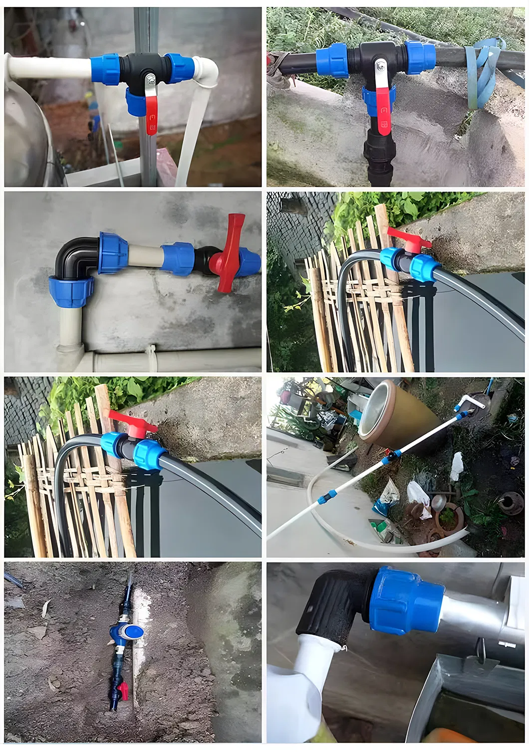 Factory PP Compression Fittings PE Pipe Fitting 20mm-315mm HDPE List Pipe Price HDPE Pipe Fittings