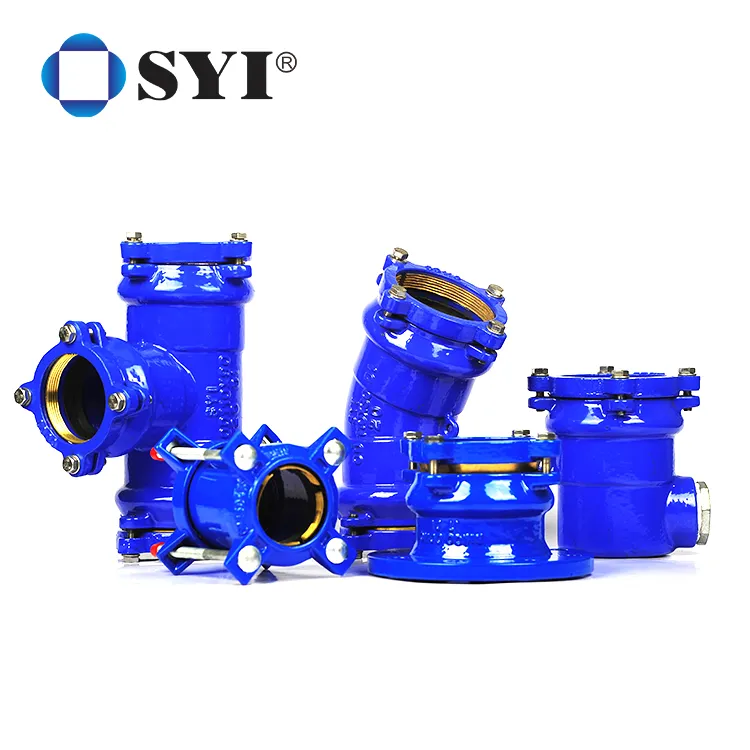 Water or Sewerage Pipeline Projects 90 Degree Elbow Ductile Cast Iron Industrial Pipe Fittings for P