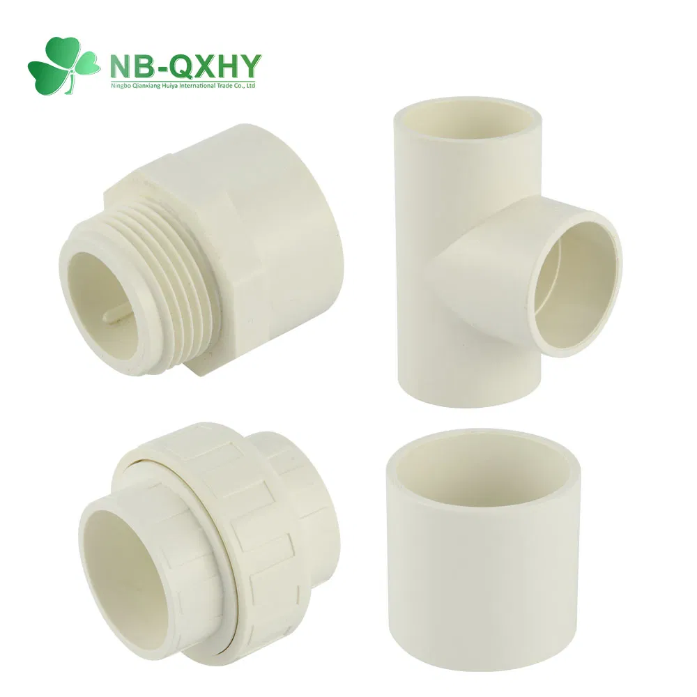 Plumbing Systems Full Size ASTM Sch40 Plastic PVC Pressure Pipe Fitting