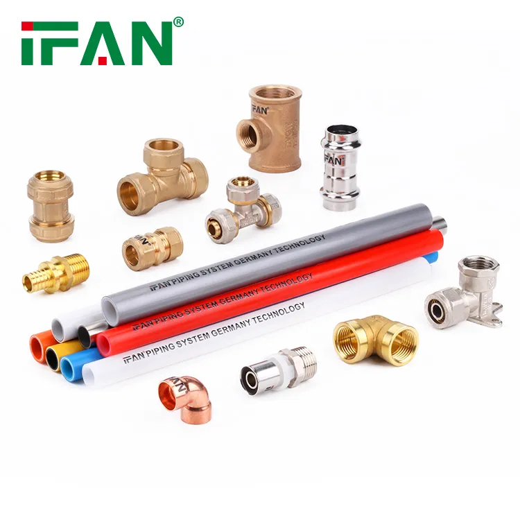 Ifan Plastic Brass Female Male Threaded Brass Bibcock Tap Ball Valve Fittings CPVC UPVC HDPE Pph Pex