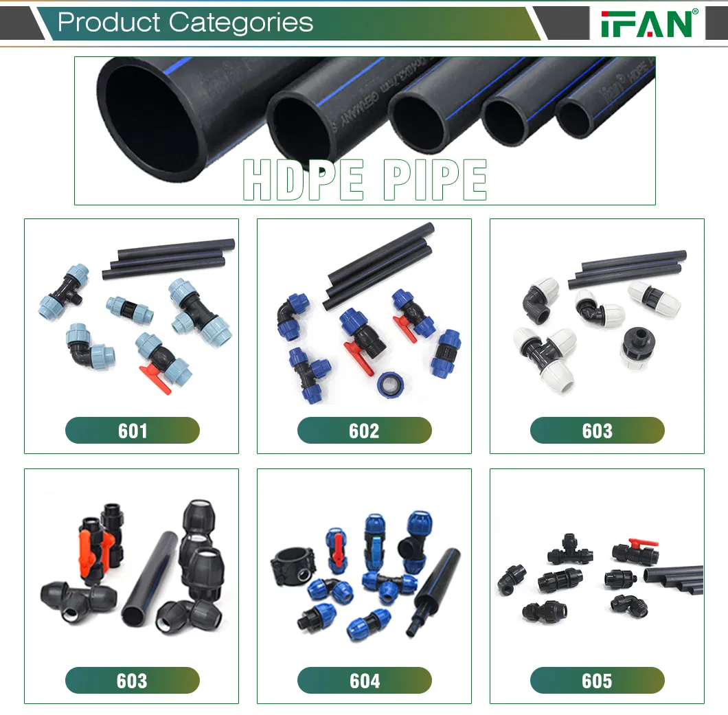 Ifan Manufacture PP Pipe Fitting Hot Sale PE Fitting