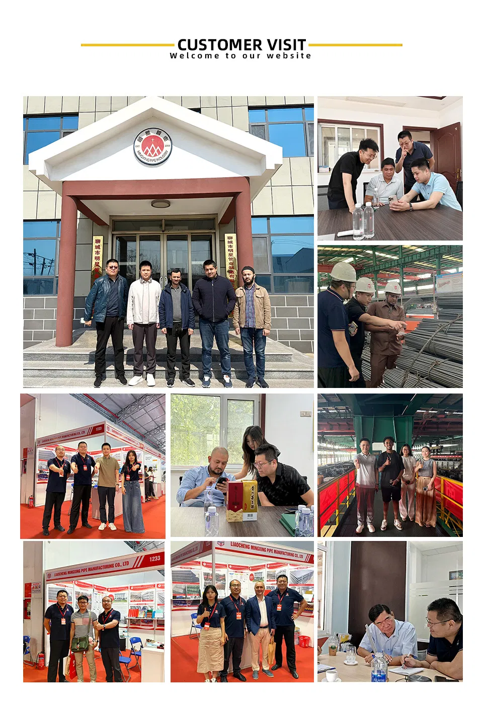 Ultra-Durable Cold-Drawn Seamless Carbon Steel Pipes with 1/4"-30" Od 1.5mm-60mm Wt GB/T 3087 ASTM A53 En 10210 for Thermal Power Plant Steam Conveyance