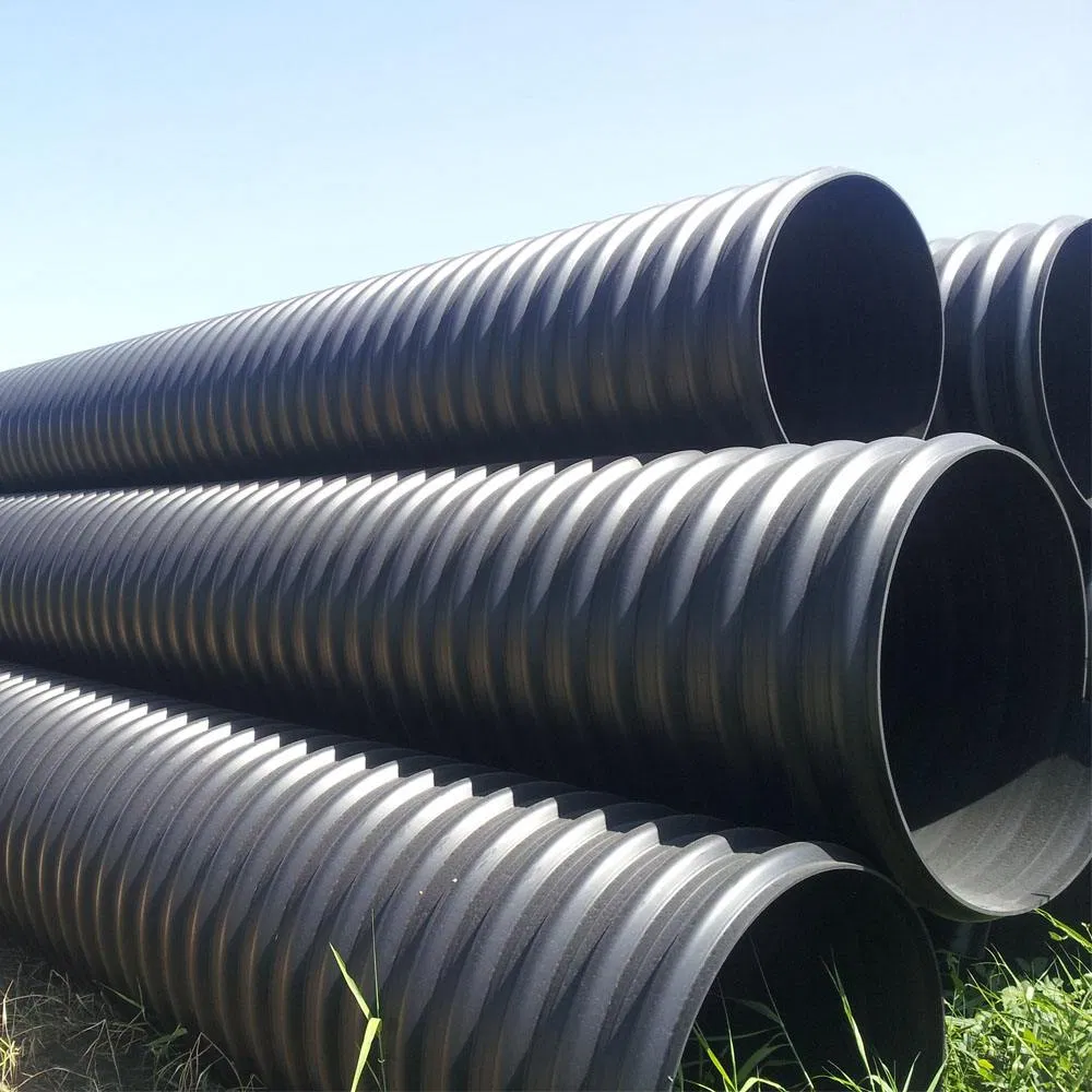 Good Price Double Wall Steel Belt Reinforced Corrugated HDPE Pipe