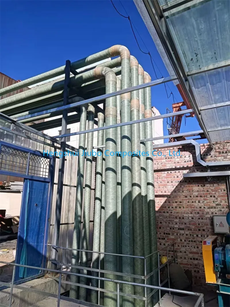 FRP Desulfurization Pipes Fgd Tubes for Coal-Fired Power Plant