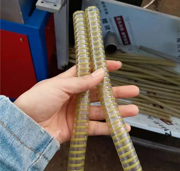 Manufacturer Customized PVC Plastic Reinforcement Spiral Pipe, Corrugated Pipe, Threaded Corrugated Pipe.