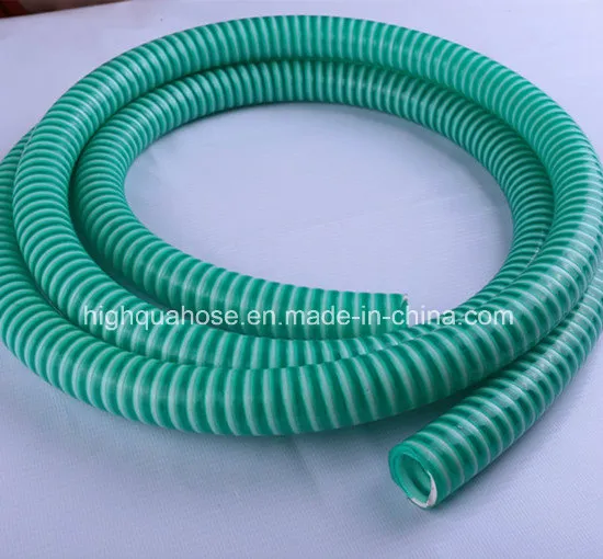 Flexible Corrugated Spiral PVC Suction Pipe for Conveying Water