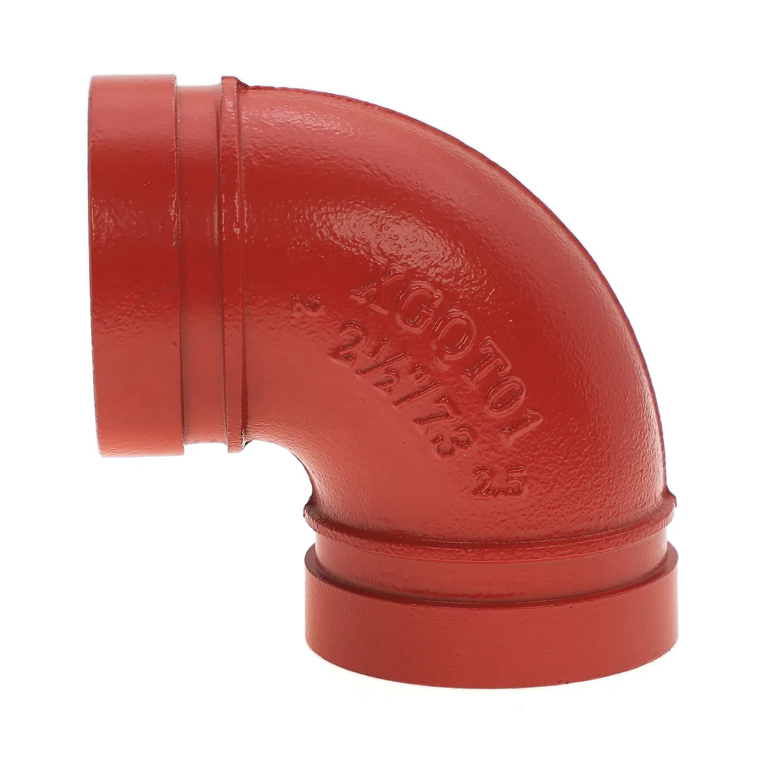 Sdsx Ductile Iron Grooved Pipe Fitting Elbow 90 Degree FM, UL