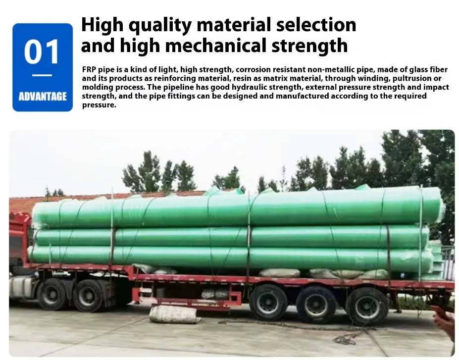 Insulation Epoxy Pipe High Temperature Resistance FRP Tube Smooth Fiberglass Epoxy Pipe