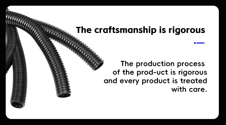 High-Quality PA Double Wall Split Corrugated Pipe, 4.5mm to 91mm Diameter