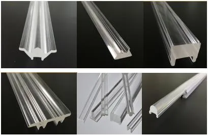Plastic Extrusion Profiles and Pipes for LED Lens