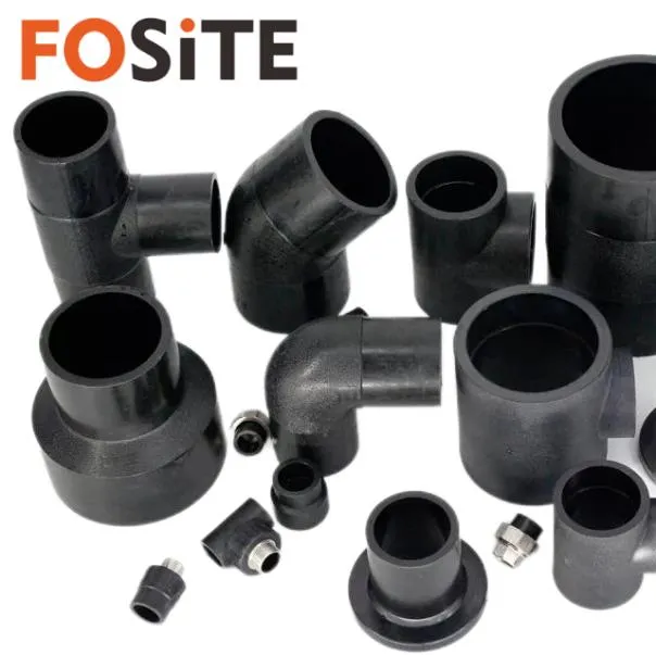Fosite Factory Wholesale HDPE 90 Degree Elbow Bend Fittings PE Pipe Fitting