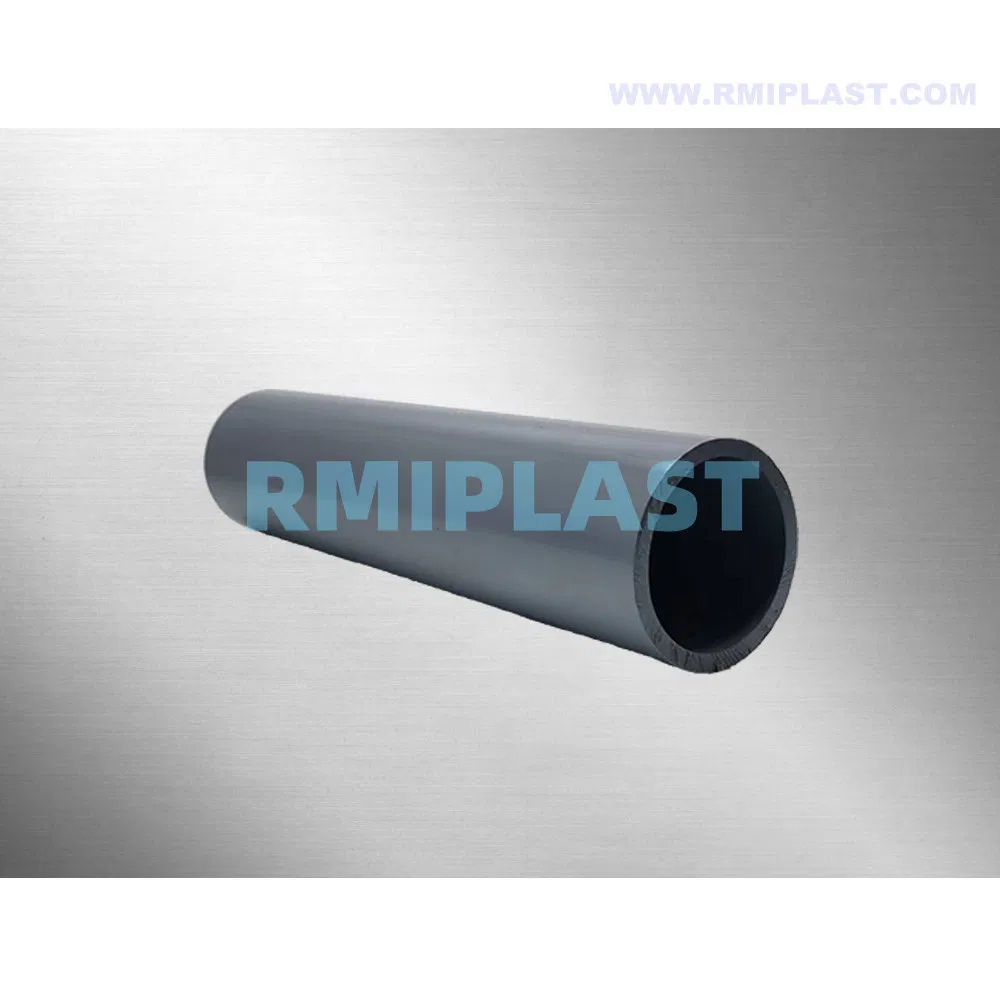CPVC Pipe of DIN Pn16 20mm Plastic Socket Welding Pipes Dark Grey Tube for Water Use