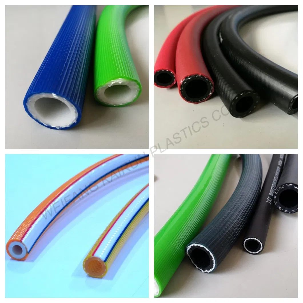 Fiber Braids Reinforced W. P. 20bar Small Diameter Rubber Water Hose PVC Pipe