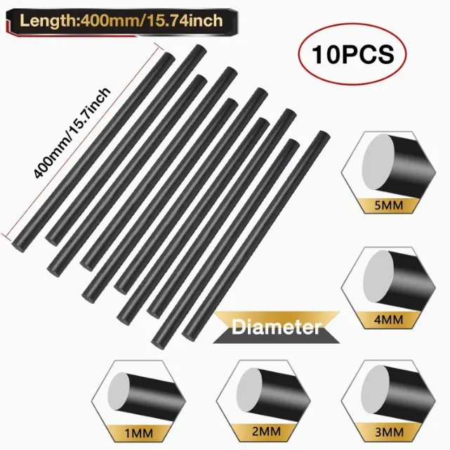 Custom Conductive Carbon Fiber Rod Tube Round Tube