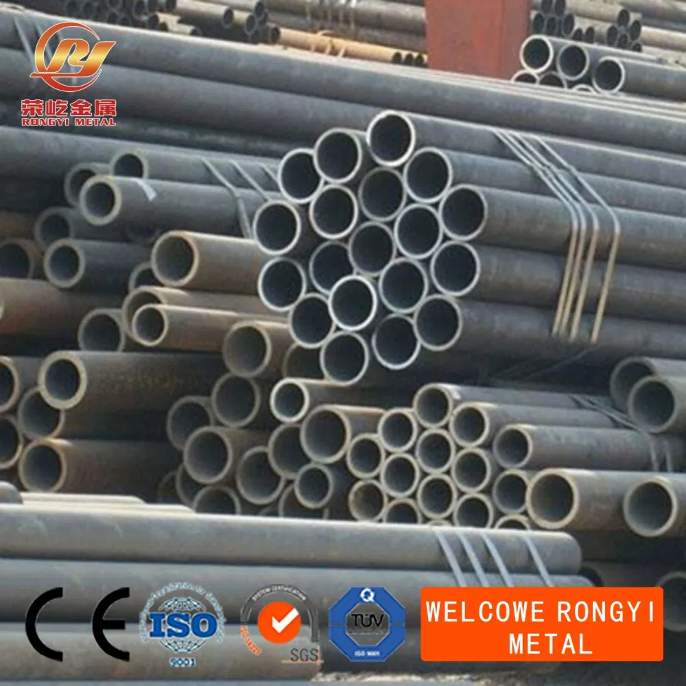 Hot Finished/Cold Drawn Seamless Carbon Steel Pipe ASTM A36 A53 A106 Q195 Q235 Corrosion-Resistant S