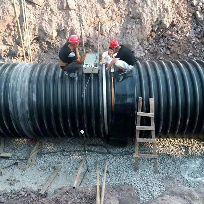 Good Price Double Wall Steel Belt Reinforced Corrugated HDPE Pipe