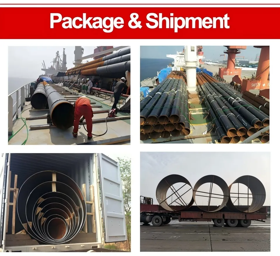 Spec 5L 2W Gr 50 Roller Welded LSAW Steel Pipe for Offshore Platform Construction
