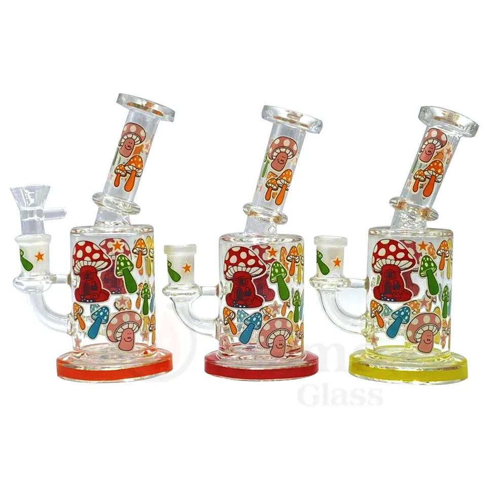 Borosilicate Glass Oil Rig Smoking Pipe with Stabilized Heavy Base