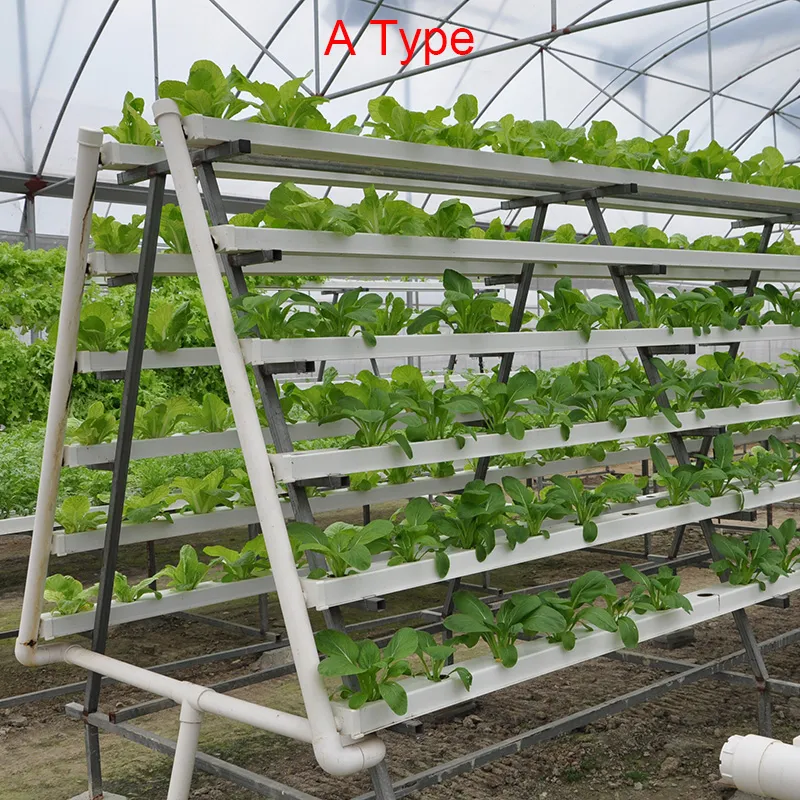 Popular Hydroponic Nft Channel Growing System PVC Gutter for Agricultural Greenhouse