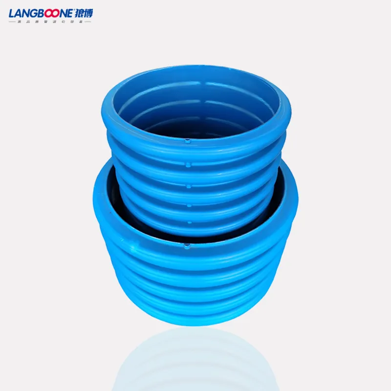 HDPE/PP/PVC Water Pipe Large Diameter Vertical Type Double-Wall Corrugated