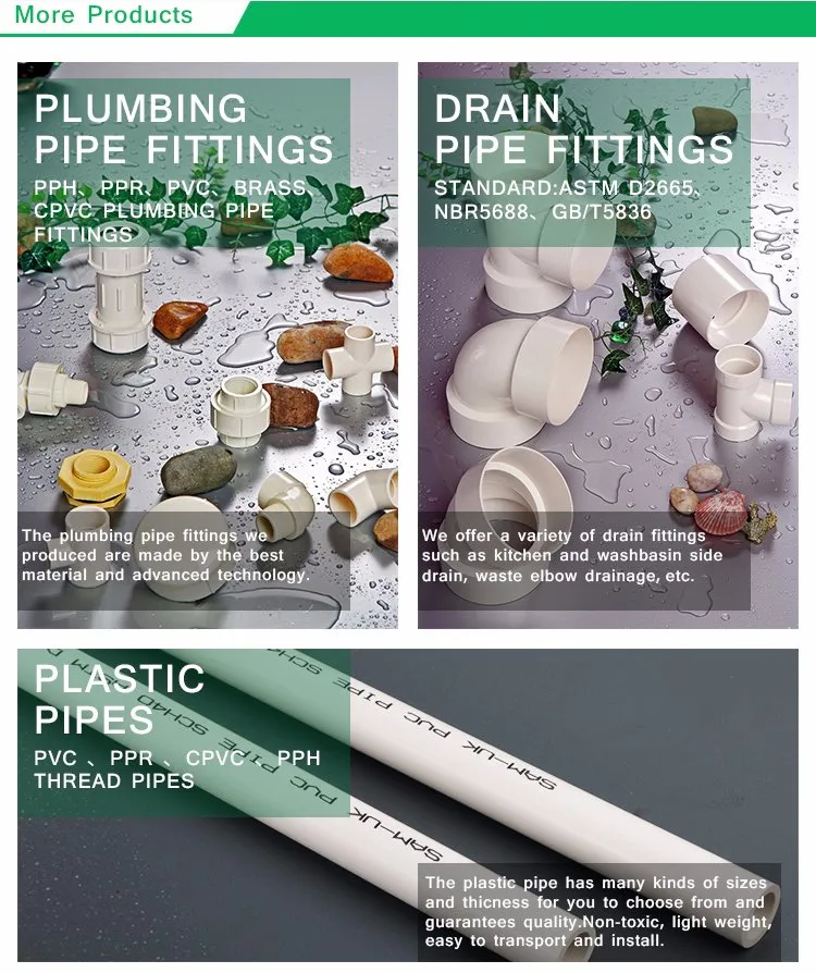 Green Environmental Protection, Factory Wholesale, Affordable Price a Profession Manufacturer of Plastic Water Pipe