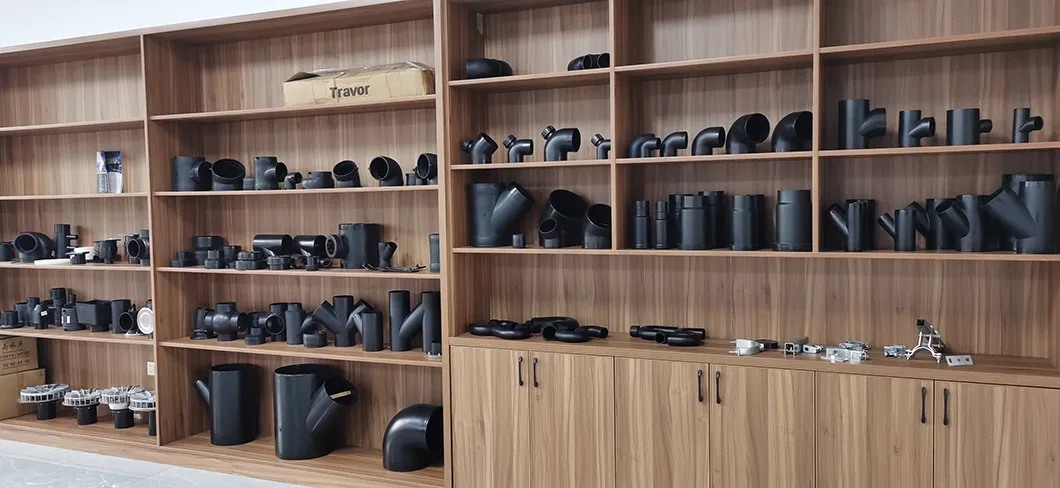 Wholesale High Density Sanitary PE Drainage Fitting Polyethylene PE100 HDPE Equal Coupler Pipe Fittings