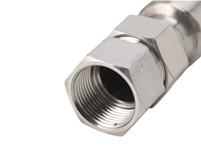 ATEX Customizable Length 30cm 50cm Rubber Explosion Proof Flexible Metal Conduit