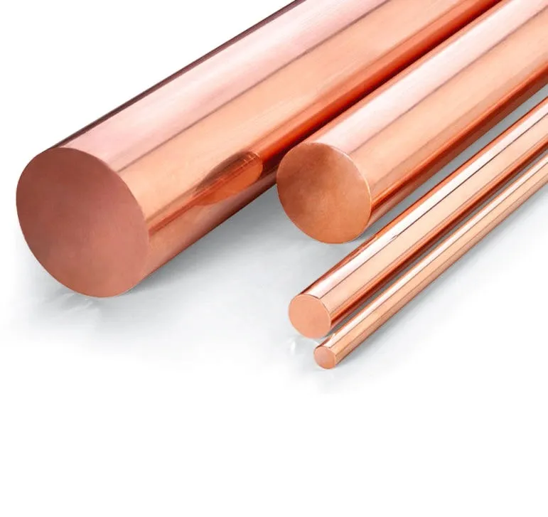 Pure Copper Round Bar C1011 C1020 C1100 T2 ETP Copper Bar / Rod 5mm 6mm 20mm 50mm
