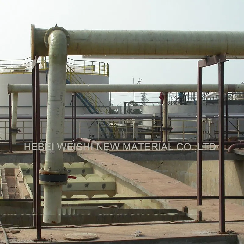 Suitable for Underground or Above-Ground Installation FRP Pipes for Environmentay Irrigation Water P