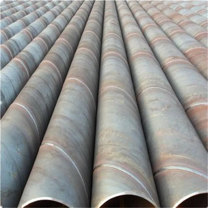  5L X42 X52 X56 X60 SSAW Anti-Corrosion Carbon Welded Round Steel Spiral Pipeline Sch 40 Rew Carbon Seam Steel Pipe