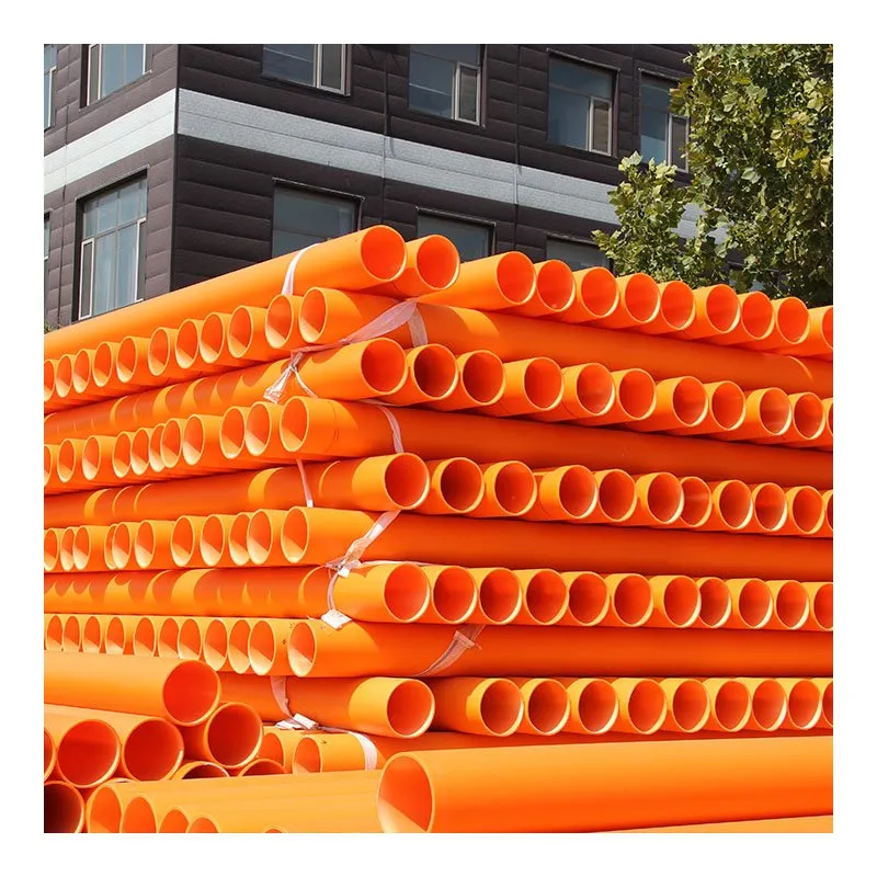 High Quality Mpp Orange Conduit Heat Resistant Insulated Modified PP Power Cable Protection Pipe