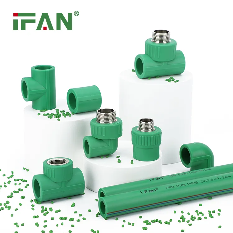 Ifan DIN 8077/8078 Cheap Green 20-110mm Plastic Water PPR Fittings