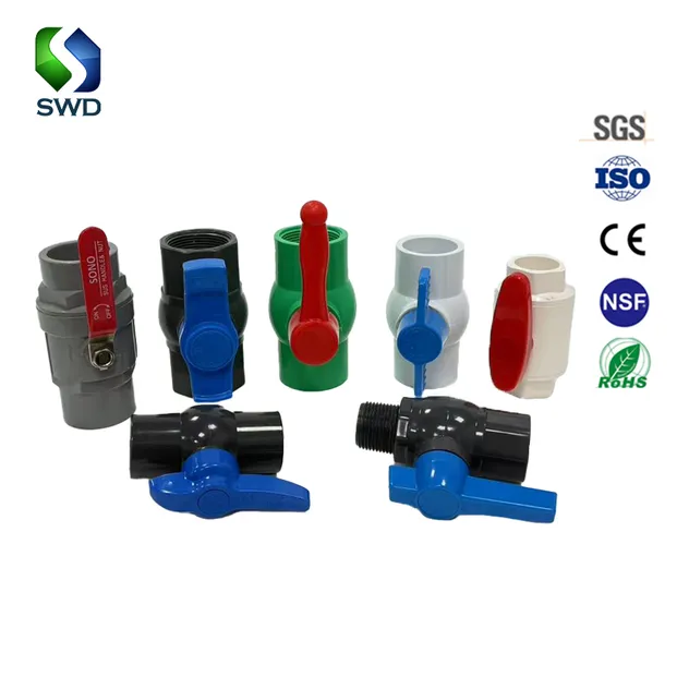 Wholesale 1/2"-4" Clear Transparent PVC Plastic Pipe Fitting Socket Threaded for Water Supply Aquarium