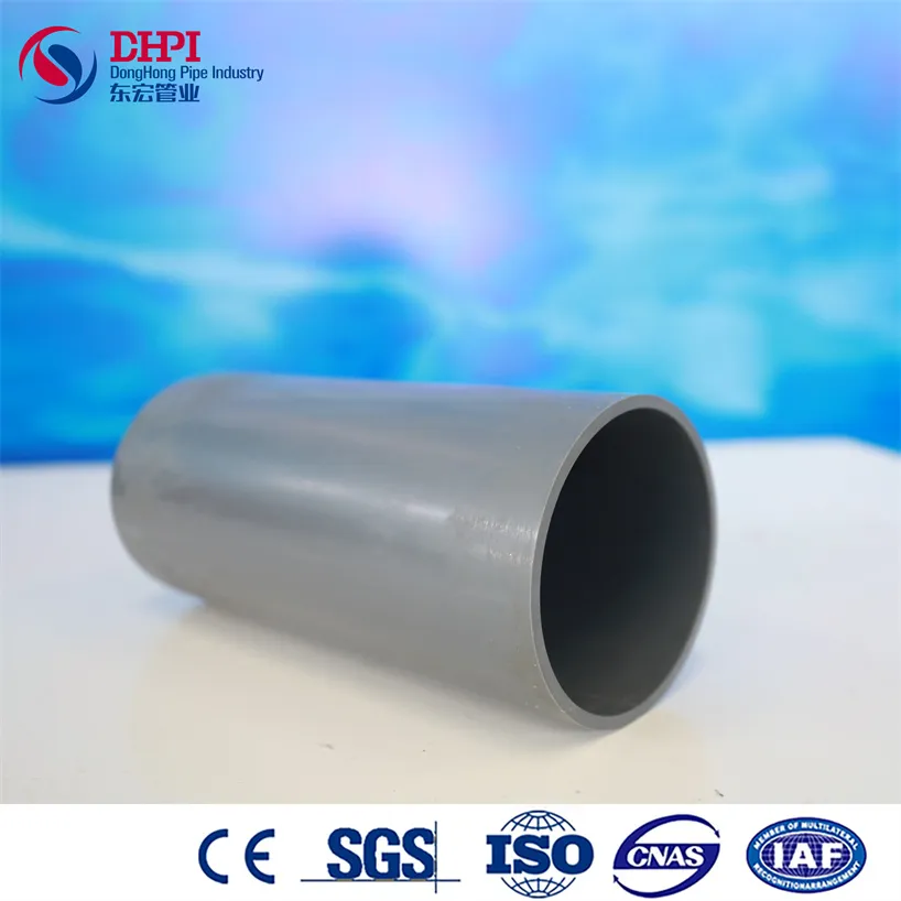 Large Diameter 200mm Drain Plastic Water Supply Food Grade PVC UPVC Pipe
